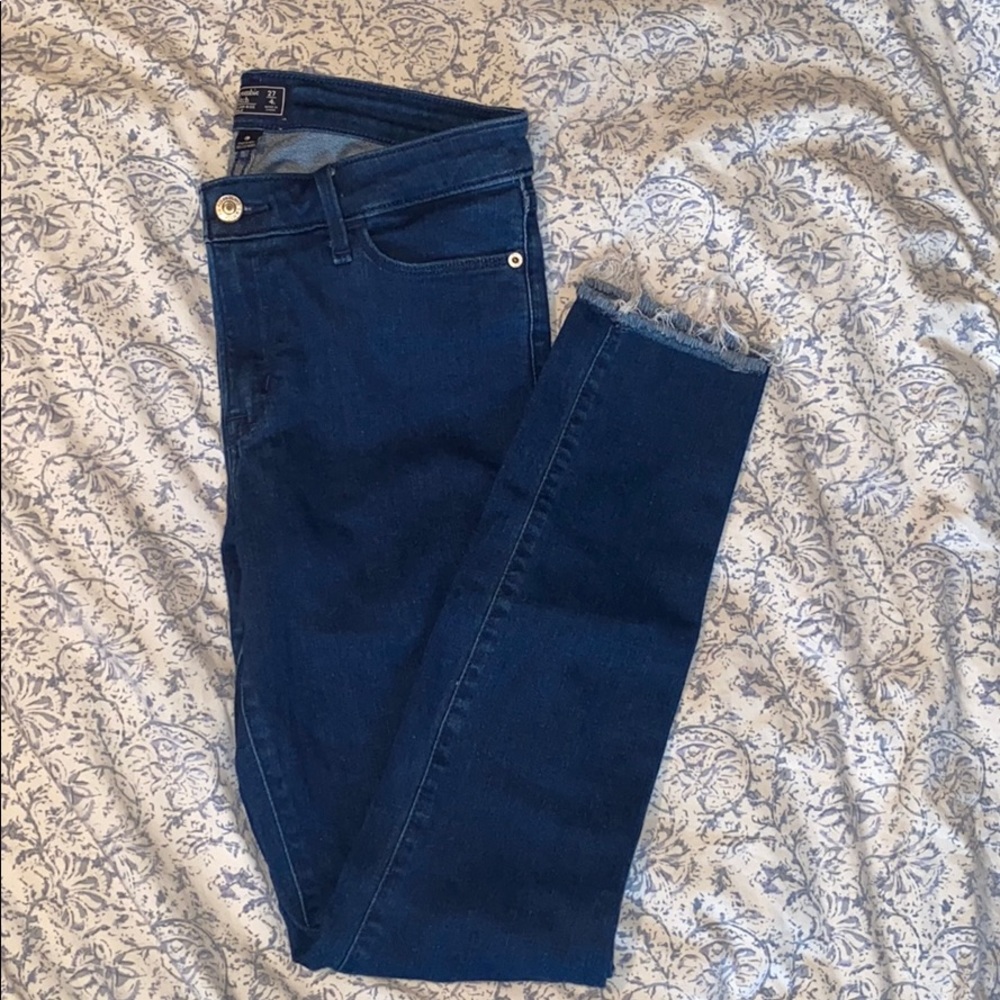 Abercrombie & Fitch Harper Low Rise Ankle Jeans
